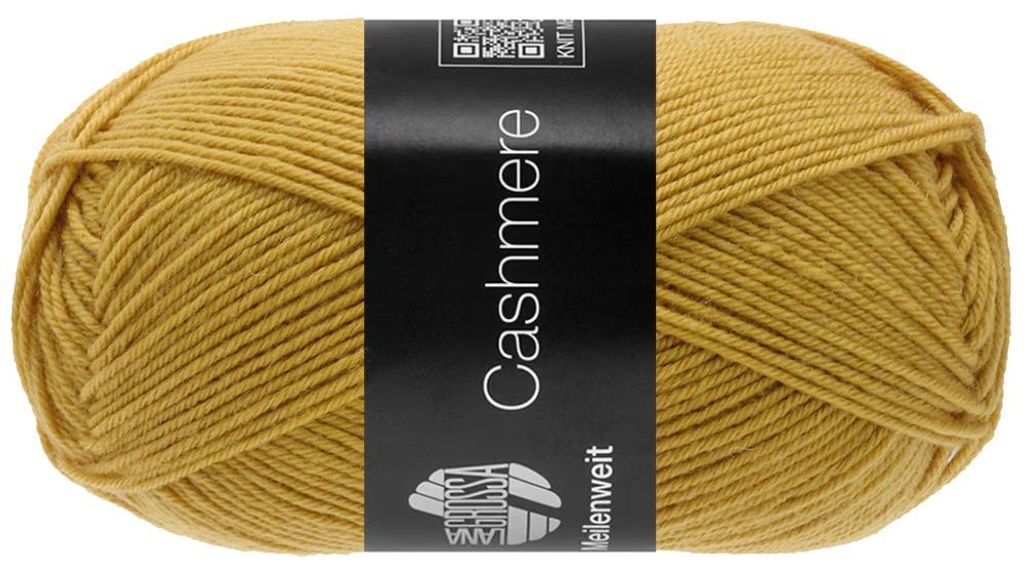 Lana Grossa - Meilenweit 4-fach 50g Cashmere 0046 curry Produktbild 