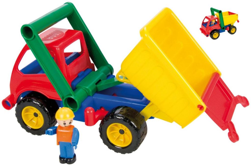 Camion-benne avec figurine en plastique actif 27cm 24m+ Image du produit 