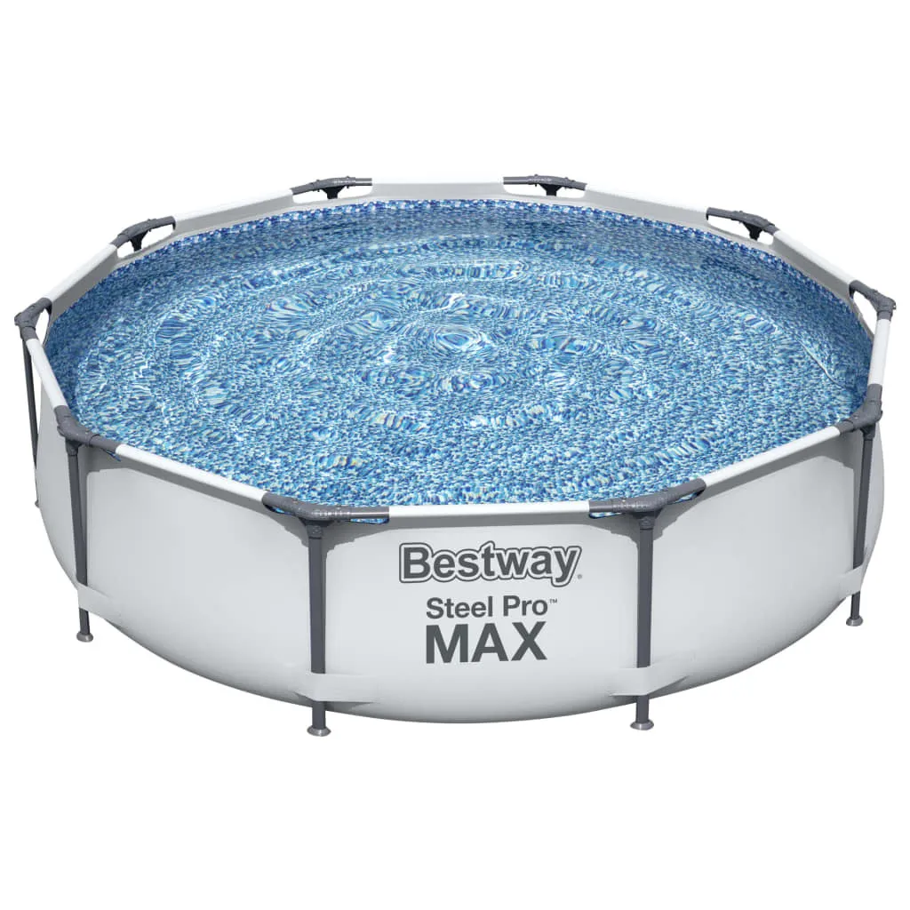 Piscine Anti-Corrosion Bestway Steel Pro MAX 305x76 Montage Sans Outil