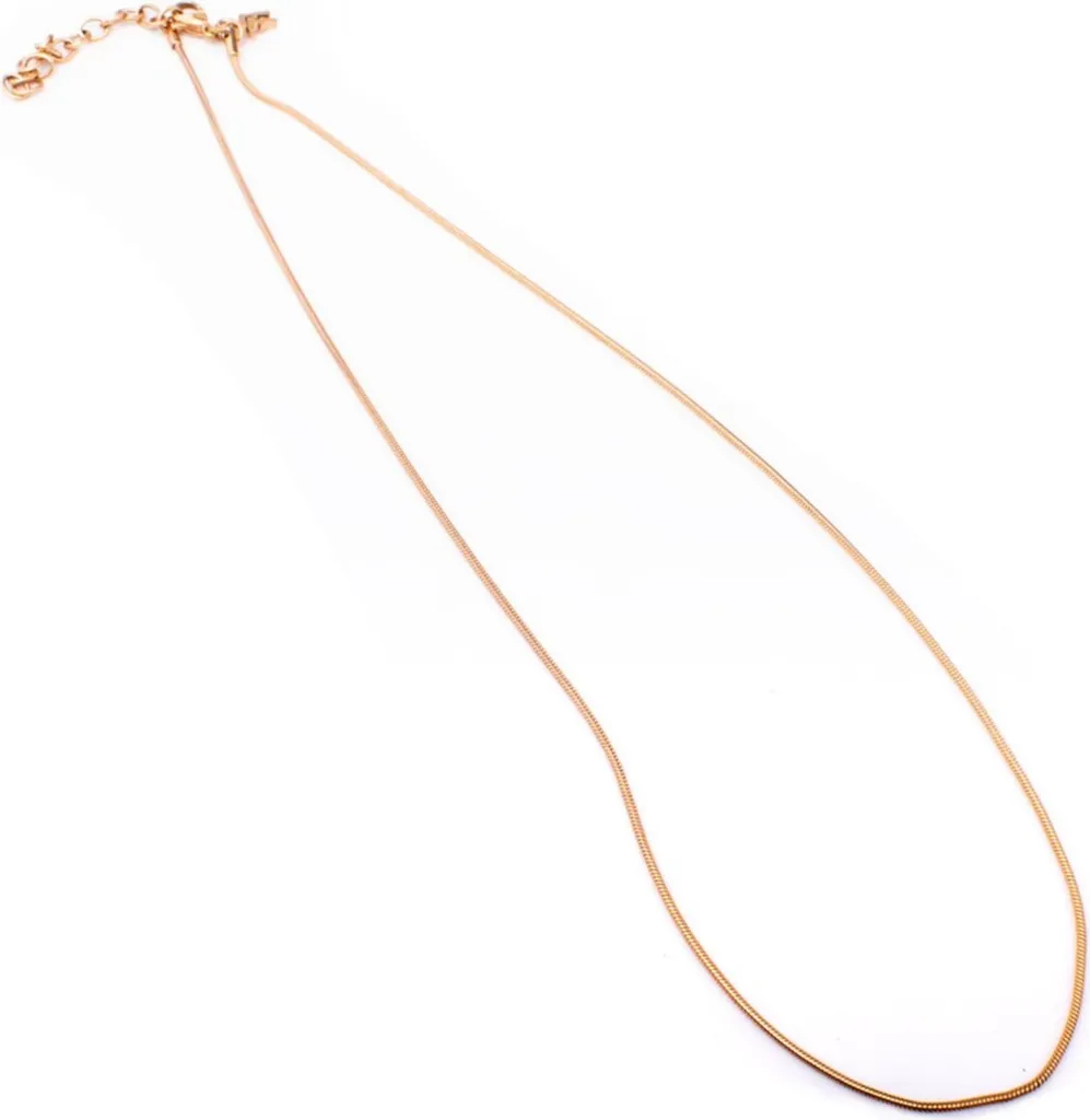 Folli Follie 1n13t006r: Collana Rosa in Acciaio per Donna Elegante