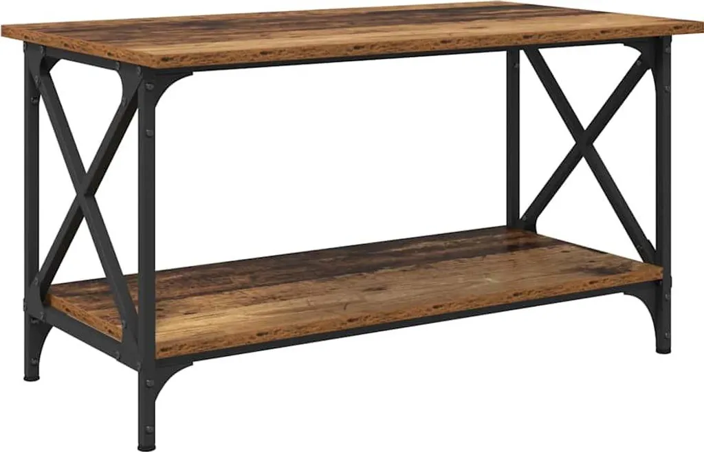 SYFAX™ Tavolino da salotto Legno vecchio 80 x 45 x 45.5 cm