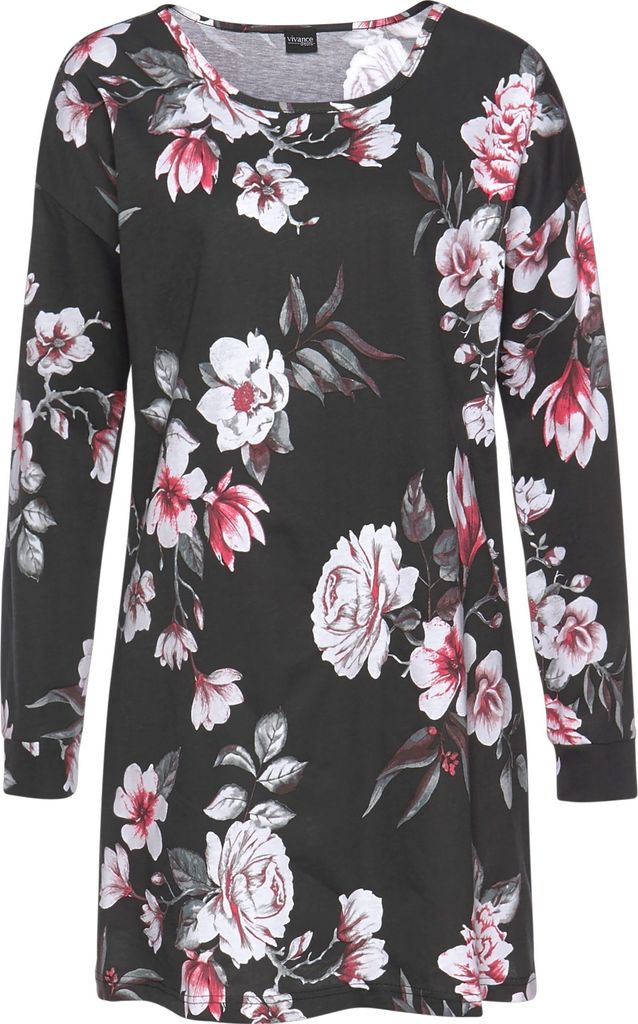 Vivance Dreams Nachthemd black-schwarz Größe 32/34