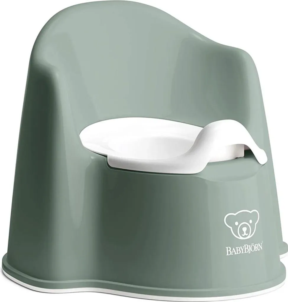 Pot Bébé BabyBjorn 808335 Stable et Facile à Nettoyer Coloris Vert