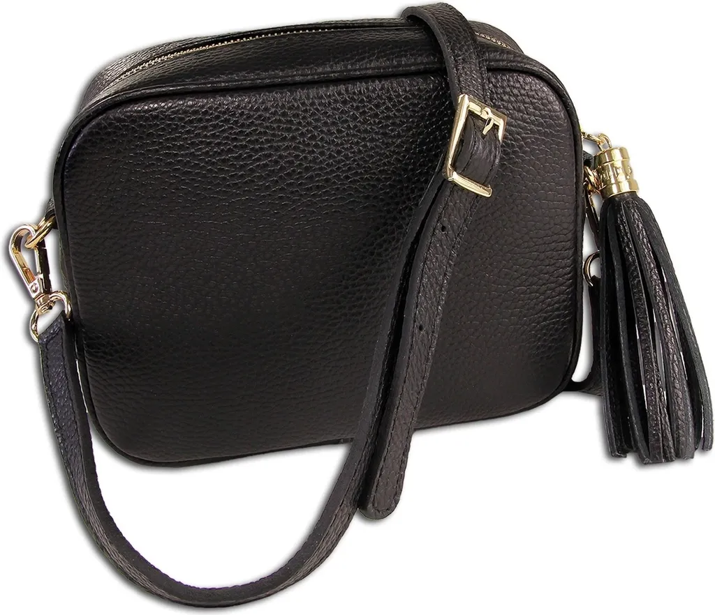 Toscanto Sac en cuir Sac à bandoulière noir OTTM804US - Élégance Pure