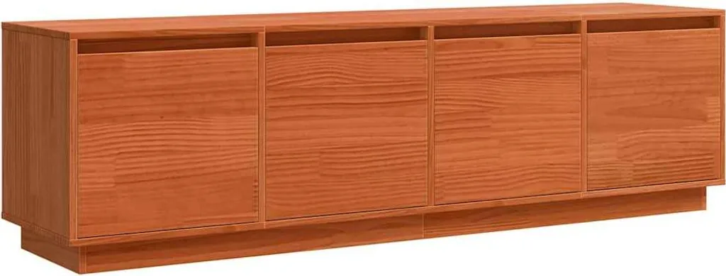 Mobile TV vidaXL Marrone 156x37x45 cm - Porta TV Effetto Legno per Soggiorno