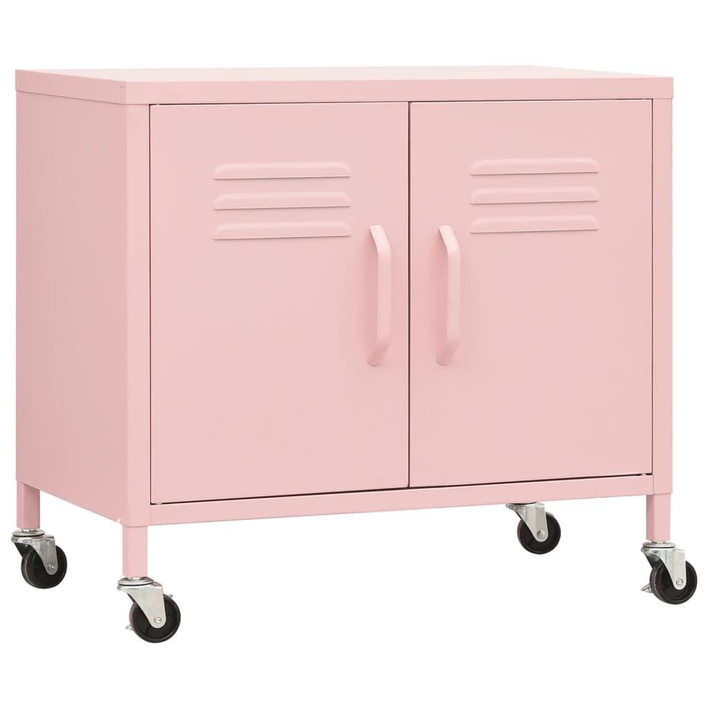 vidaXL Armadio rosa 60x35x56 cm in acciaio Immagine del prodotto 