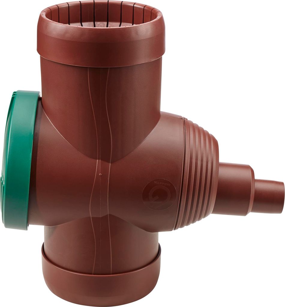 GARANTIA Zbieracz deszczówki Inox DN 68-100 brązowy, w Zdjęcie produktu 