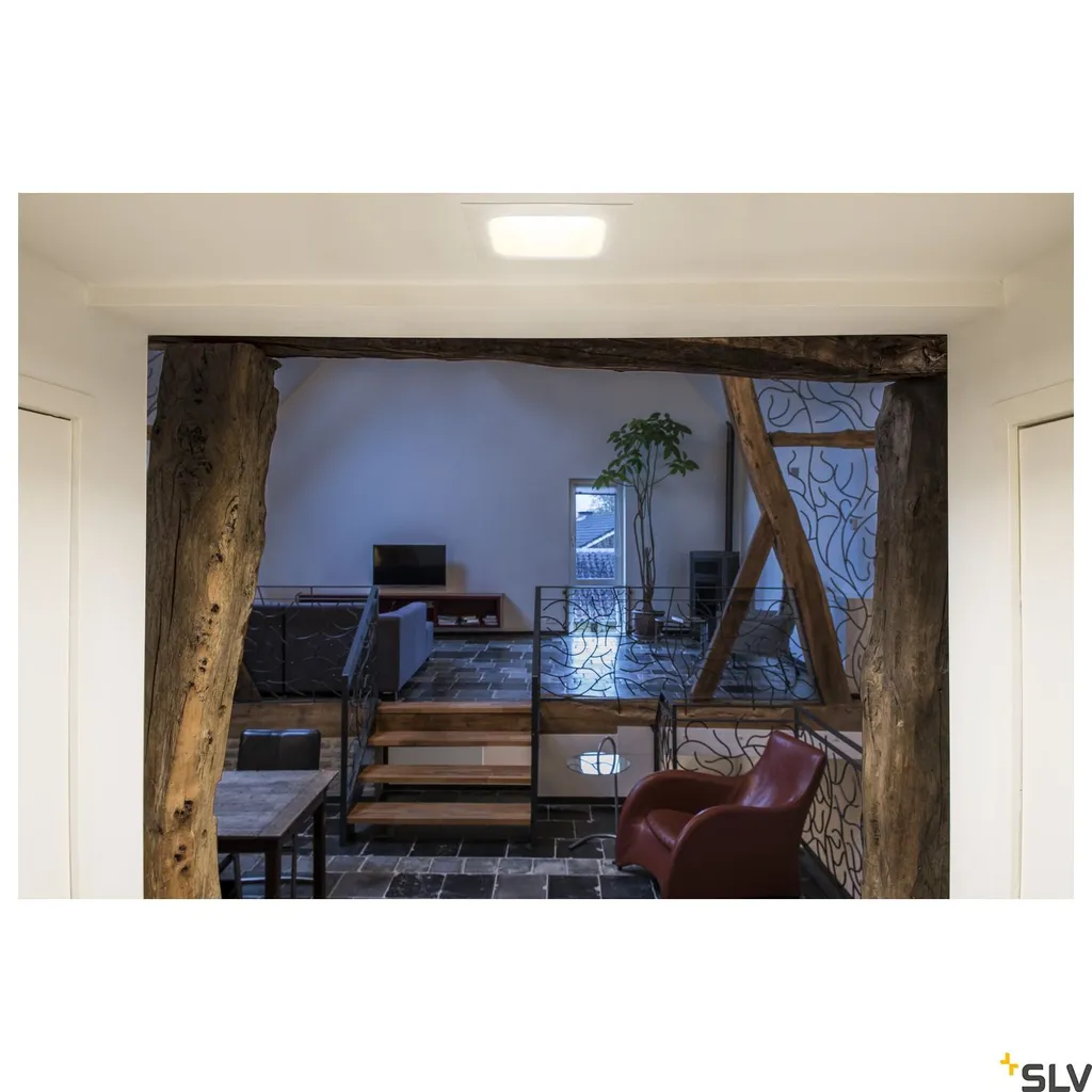 Spot LED Encastrable Carré Dimmable Blanc 3000K 13,5 cm Plafonnier - 2
