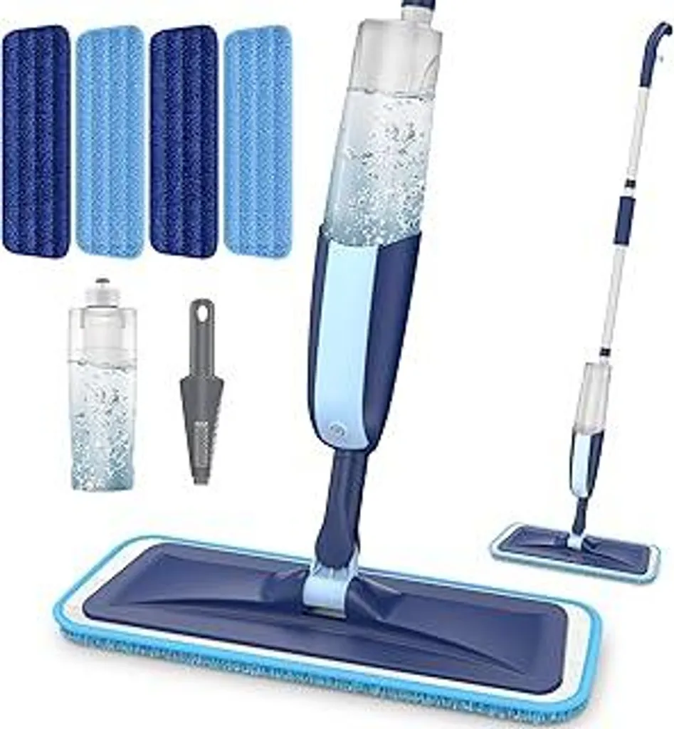 MANGOTIME Spray Mop OFFERTA: Scopa Lavapavimenti + 4 Panni OMAGGIO