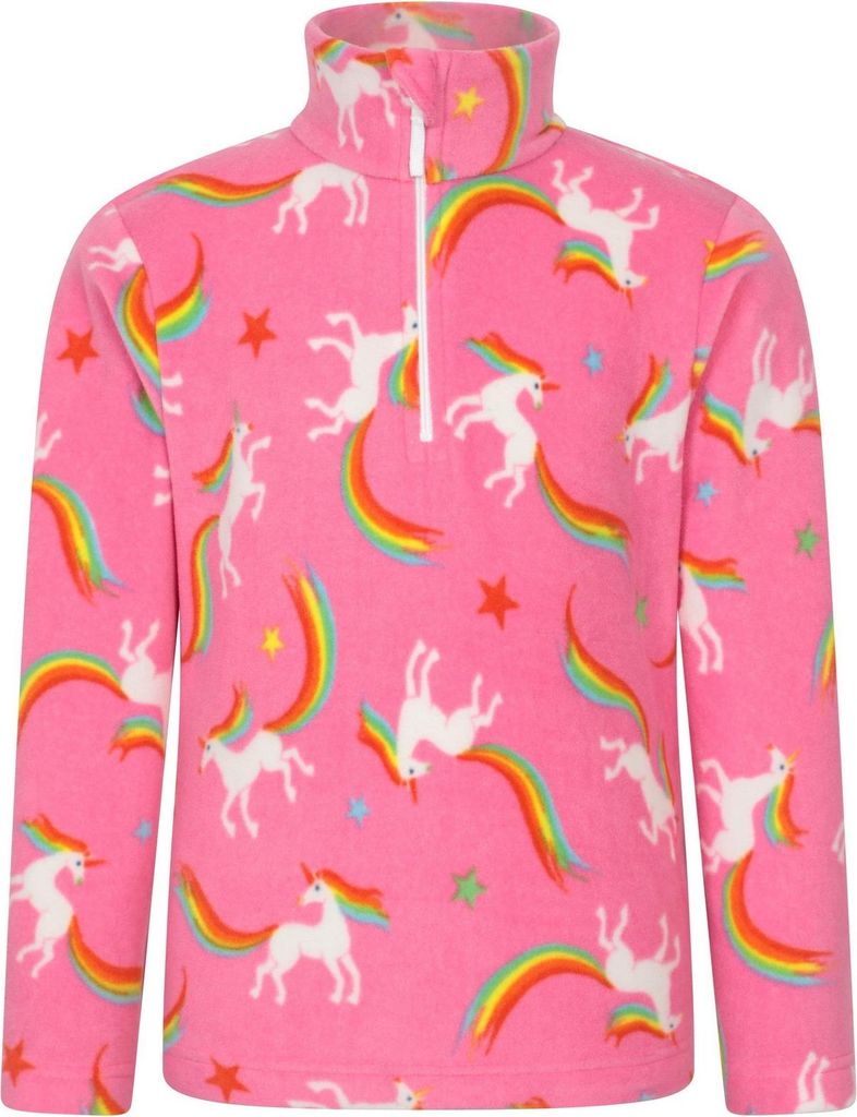 Mountain Warehouse - Fleece-Oberteil mit halbem Reißverschluss für Kinder MW4494 (116) (Pink)