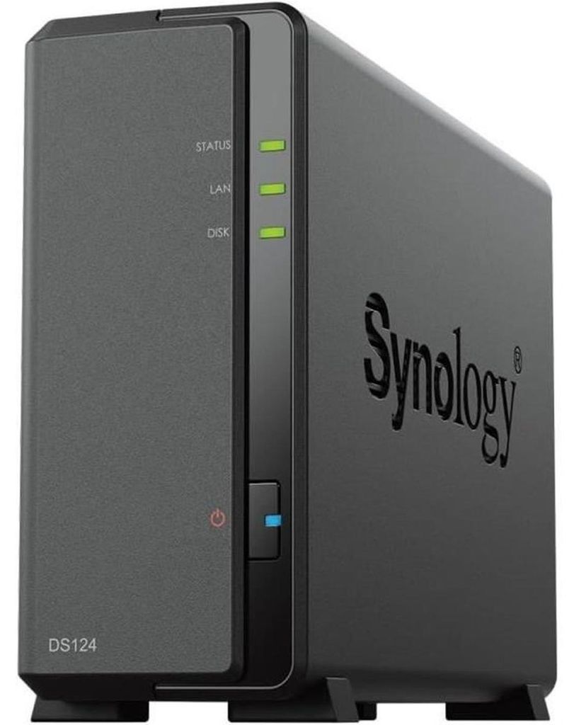 Synology DiskStation DS124, NAS, Desktop, Realtek, Obrázok produktu 