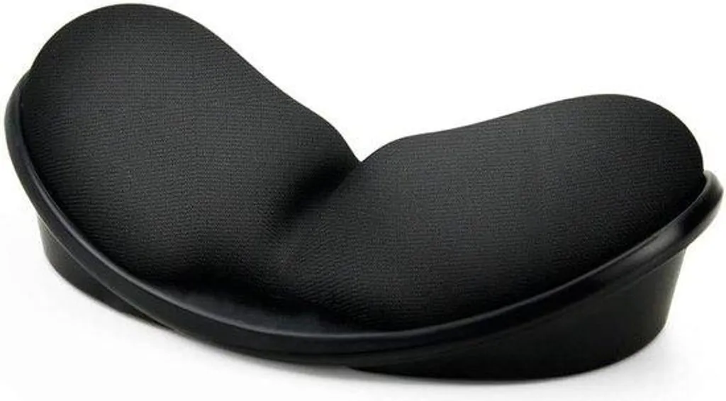 Tapis de souris et clavier robuste en tissu Traumstoff noir antidérapant