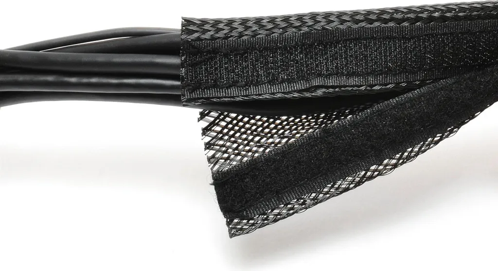 AlzaPower Velcrostrap Gaine de Câble 2m Noir - Rangement Flexible