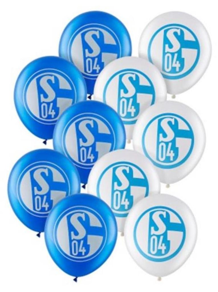 FC Schalke 04 Luftballons 10er Pack gemischt Produktbild 