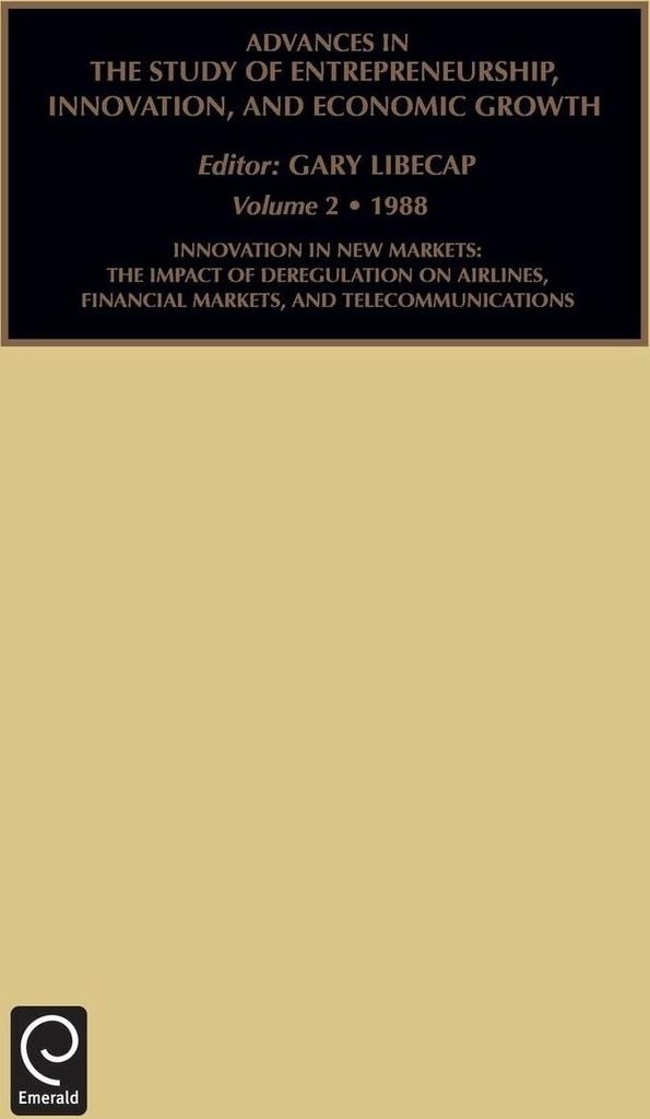 Advances in the Study of Entrepreneurship, Innovation and Economic Growth