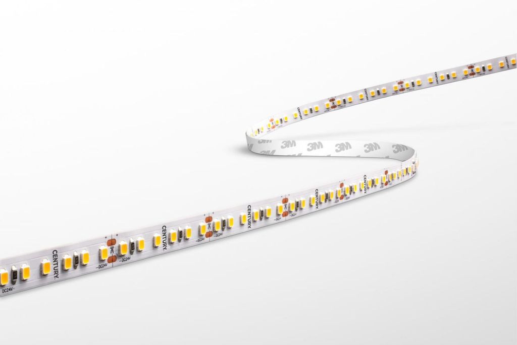CENTURY LED-Streifen ACCENTO PRO 24V DC 10W/m STRIP CRI93 144 LEDs/m 5m 2700K IP20