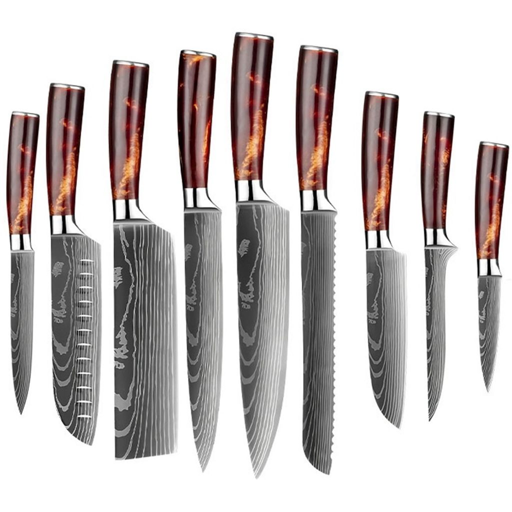 BL-18609 Küchenmesser Set - 9Stk/Braun kaufen KP18609