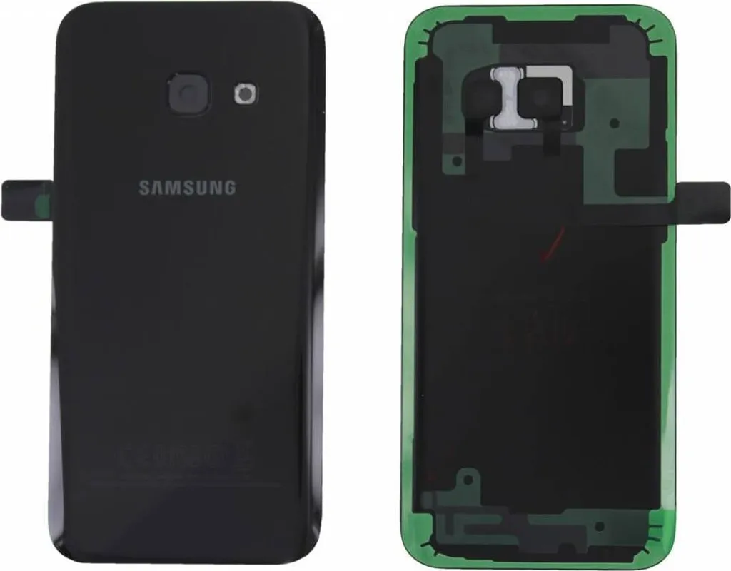 Cache Batterie Samsung Galaxy A3 2017 Original Noir en Verre de Rechange