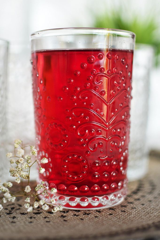 Sendez 6 bicchieri da vino colorati da 350 ml sul piede