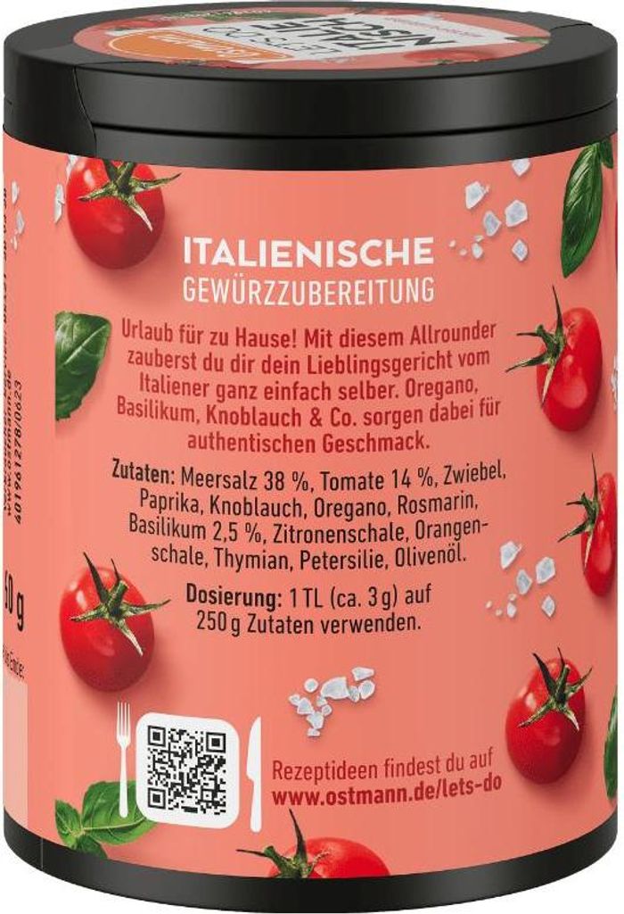 Ostmann Lets Do Preparato per spezie italiano aromatizzato Immagine del prodotto 