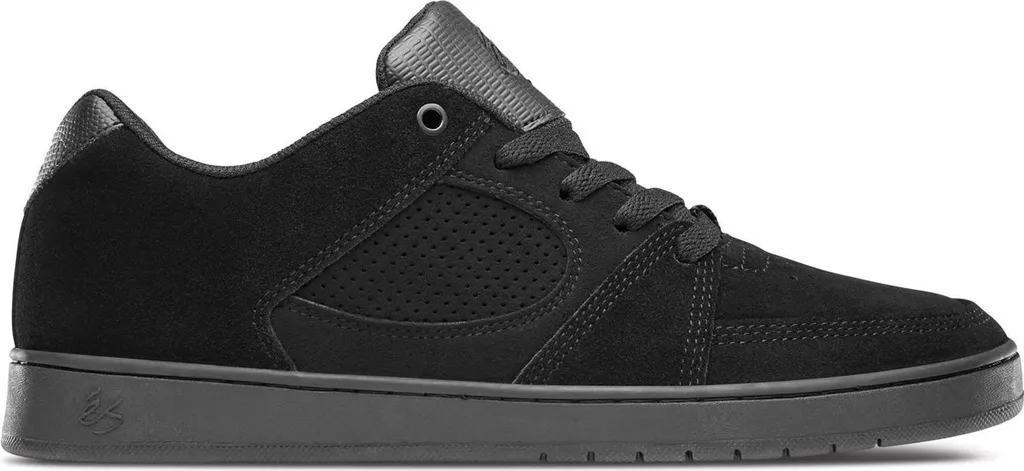 Baskets de skate homme ACCEL SLIM en cuir suédé noir, pointure 41