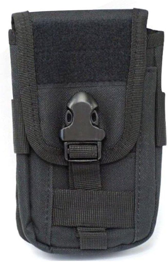 Taktische Rucksacktas - Doppelreißverschluss, Telefon- und Accessoirtasche