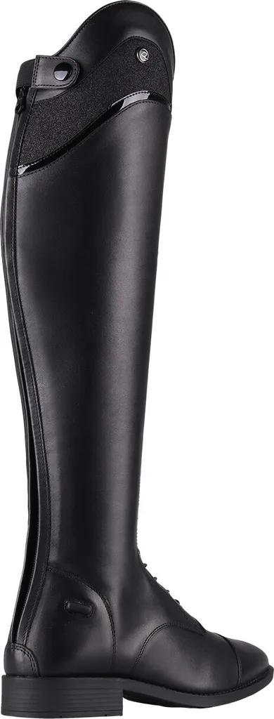 Bottes d'équitation cuir mollets larges QHP Hailey : confort sans serrer