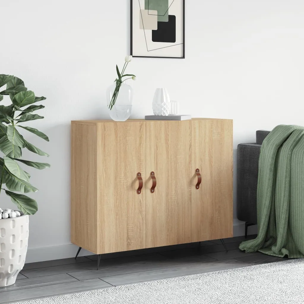 Mobile Credenza 3 Ante Rovere Sonoma 90cm | Arredo Ufficio e Casa