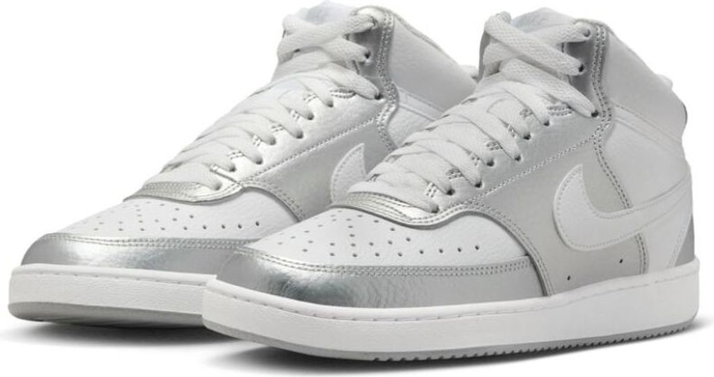 Nike Court Vision MID Damen Stiefel in Weiß, Größe 5.5