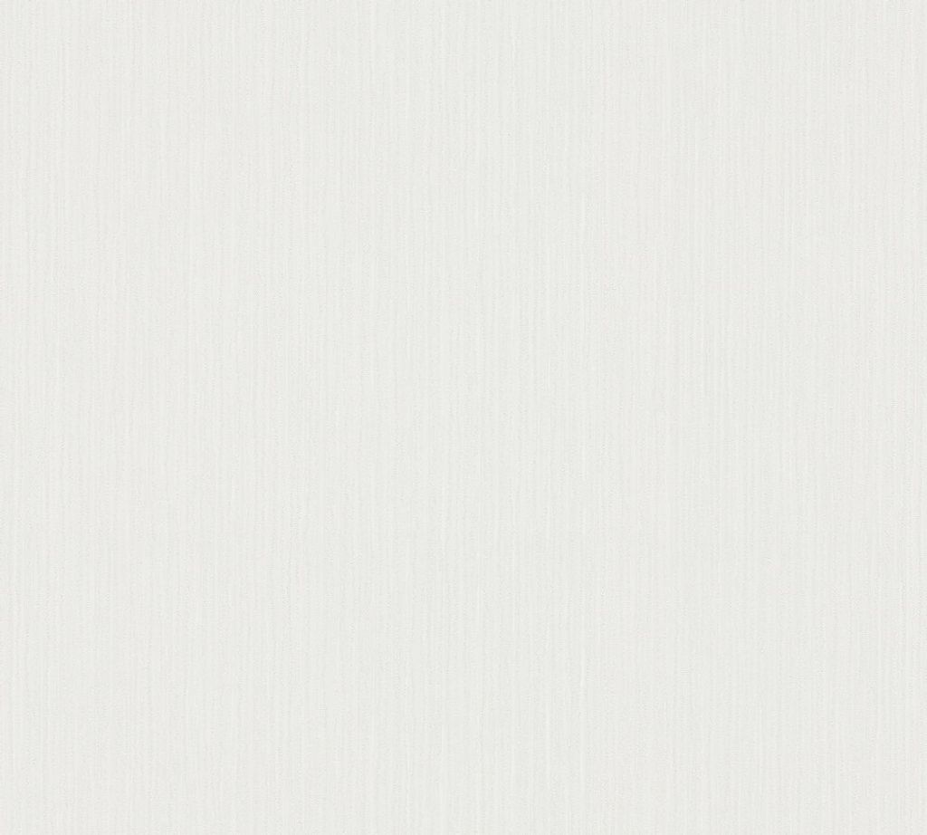 A.S. Création Vliestapete Simply White 4 Tapete metallic weiß 10,05 m x 0,53 m 943497 94349-7