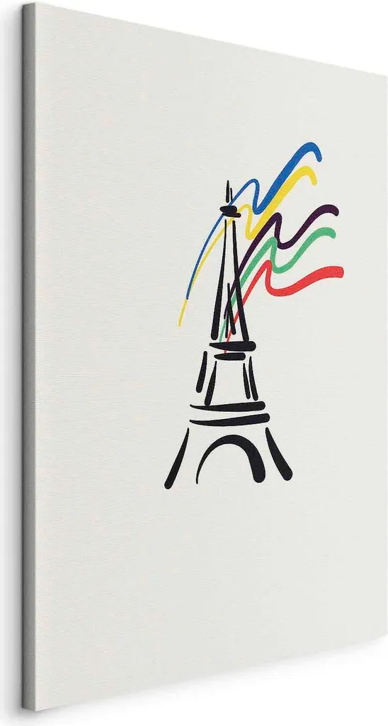 Quadro Torre Eiffel 80x120 cm Astratto i-C-10078-b-a | Arredo Moderno