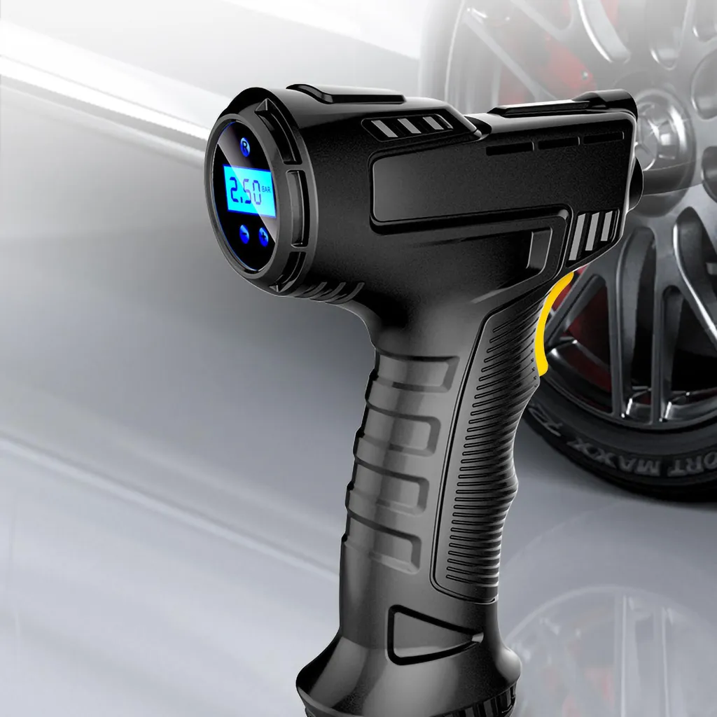 Pompe de voiture sans fil 12V rechargeable pour SUV et motos urbaines
