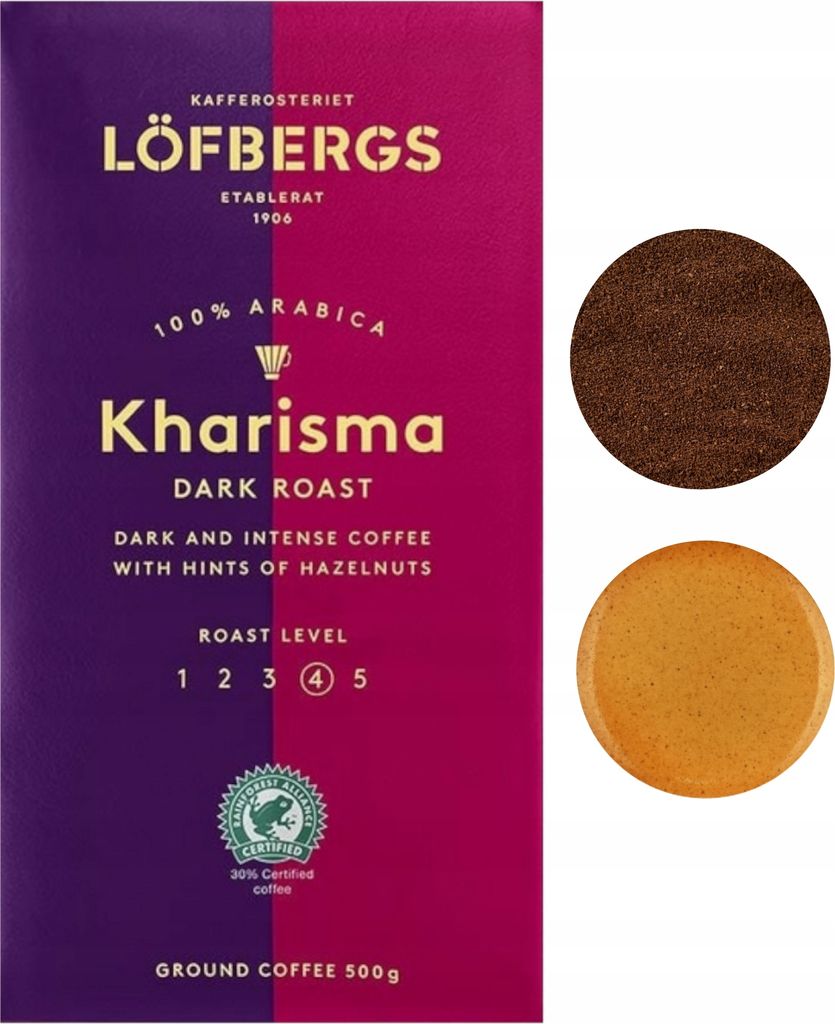 LOFBERGS Kharisma Dark gemahlener Kaffee 500g BOLD