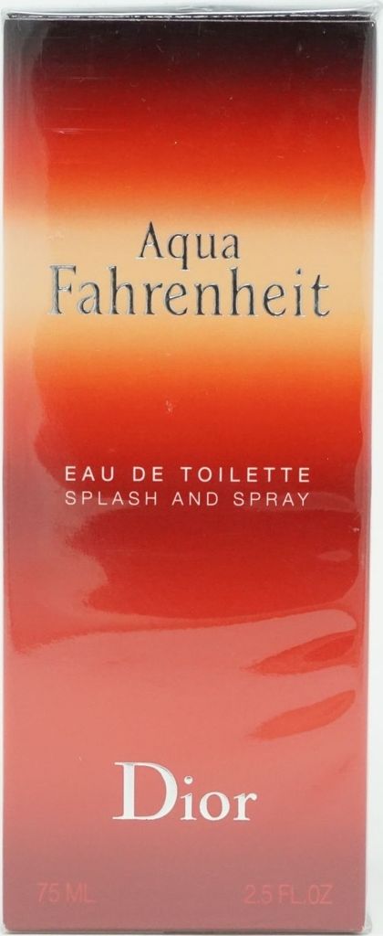 Dior Aqua Fahrenheit Eau de Toilette Splash and Spray 75ml