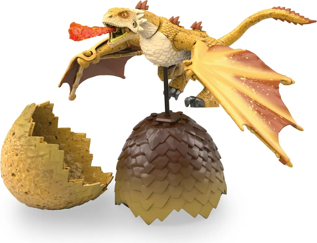 Œuf de Dragon Viserion Articulé Mega Construx Probuilder Thème GoT