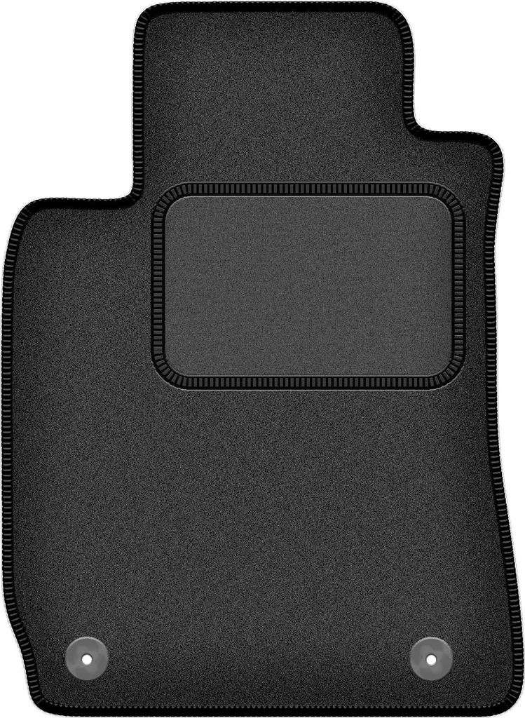 Tappetino conducente in velluto grafite compatibile con Alfa Romeo Spider (2005-, cabrio) – con fissaggi – su misura