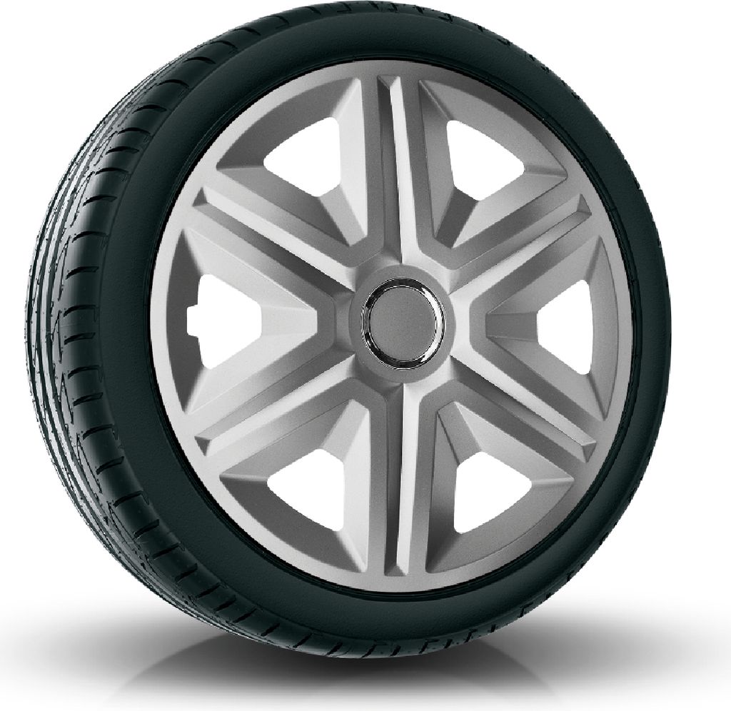 Radkappen Radzierblenden (4Stück) 15 Zoll silber FAST Z458734