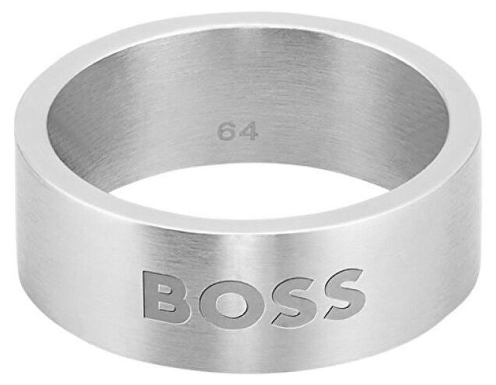 Modieuze stalen herenring 1580457 - Maat: 66 mm Productafbeelding 