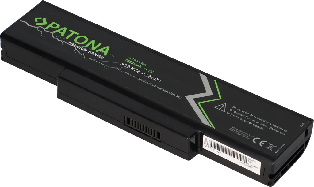 Batterie A32-K72 pour Asus A32K72 A32N71 - Haute Capacité Premium