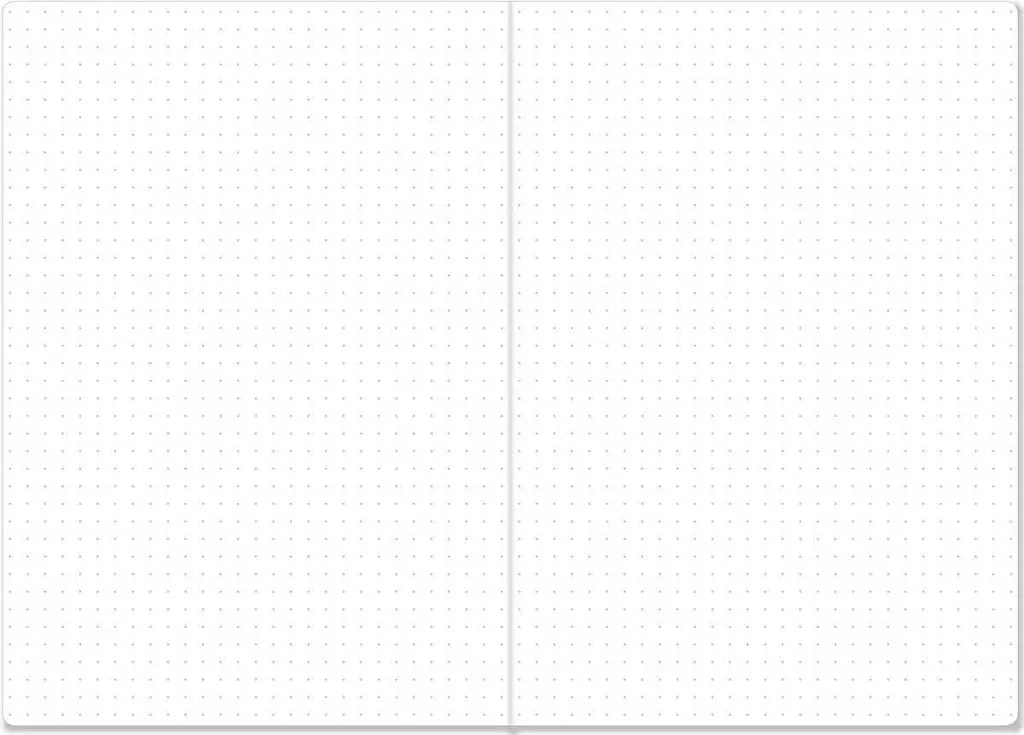 Cahier de Notes Format XL Noir avec Pages Pointillées Style Bullet
