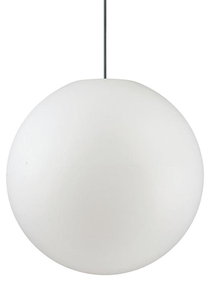 Ideal Lux 136011 Sole Außenleuchte Hängekugel Ø 50cm Weiß Produktbild 