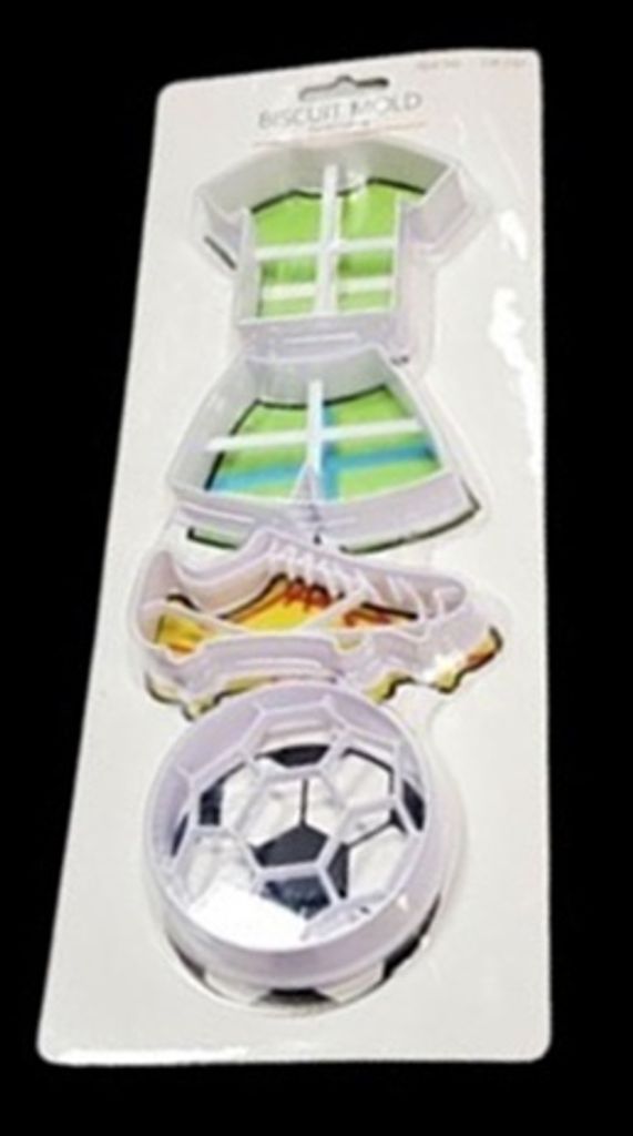 Zenker Fußball-Ausstechformen Set – 3-teilig Aus Stahl (Trikot, Ball, Schuh)