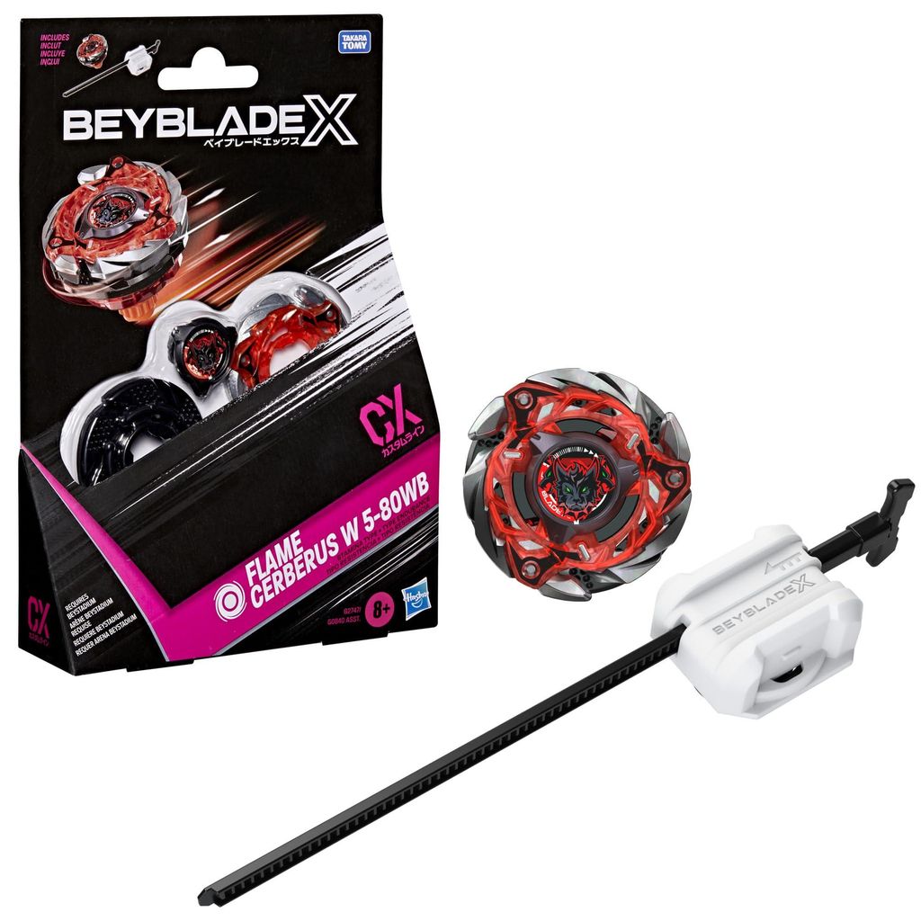 BEYBLADE X - Kit de démarrage - Flame Cerberus W 5-80WB Image du produit 