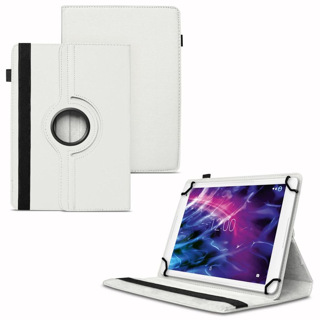Medion Lifetab P10610 P10603 P10606 P10602 X10607 Tablet Tasche Schutzhülle CaseFarben:Weiß
