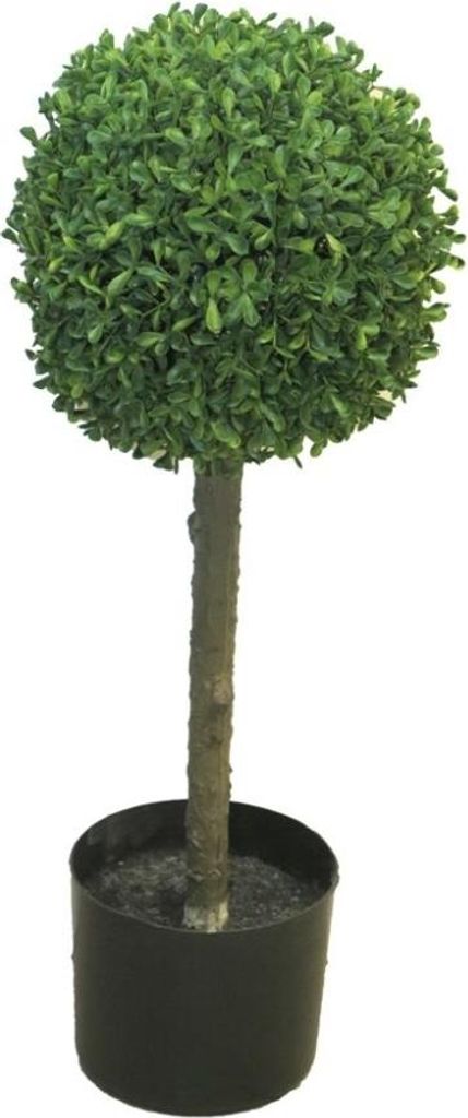artplants.de Künstliche Buchsbaum Kugel Fritz, crossdoor, 60 cm, Ø20 cm - Deko Buchskugel