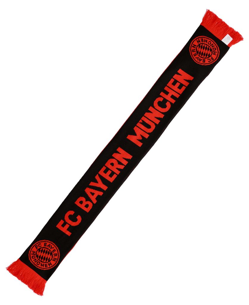 Sciarpa FC Bayern Monaco Red & Black unisex rossa Immagine del prodotto 