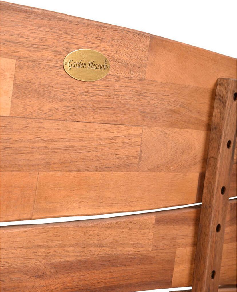 Garden Pleasure Gartenbank Hadia 985188 braun Holz 140,0 cm Produktbild 4