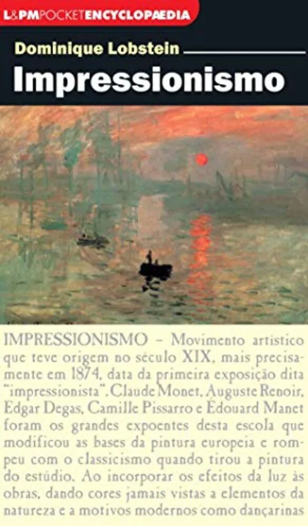 Étudier l'Impressionnisme Livre L&PM Pocket Encyclopédie en Portugais
