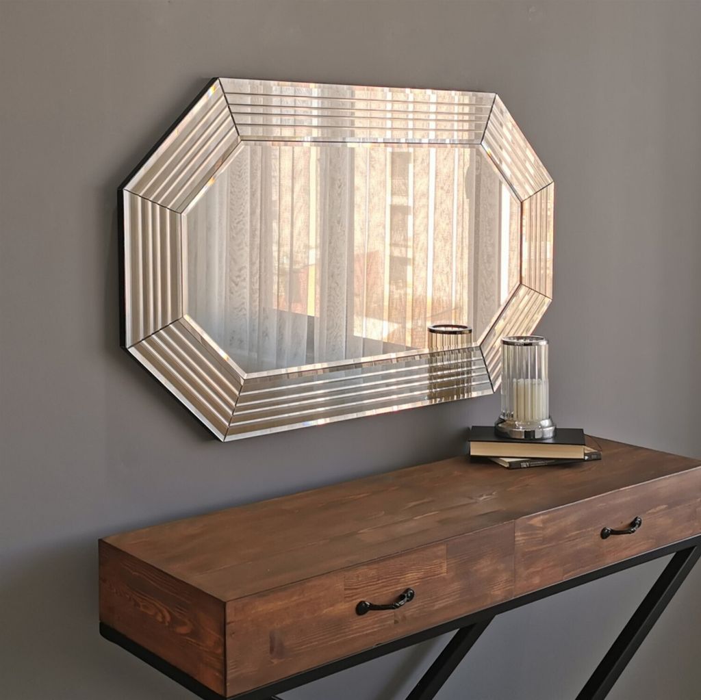 Skye Decor, A313Y, Wandspiegel, Bronze, MDF, 100 x 60 cm