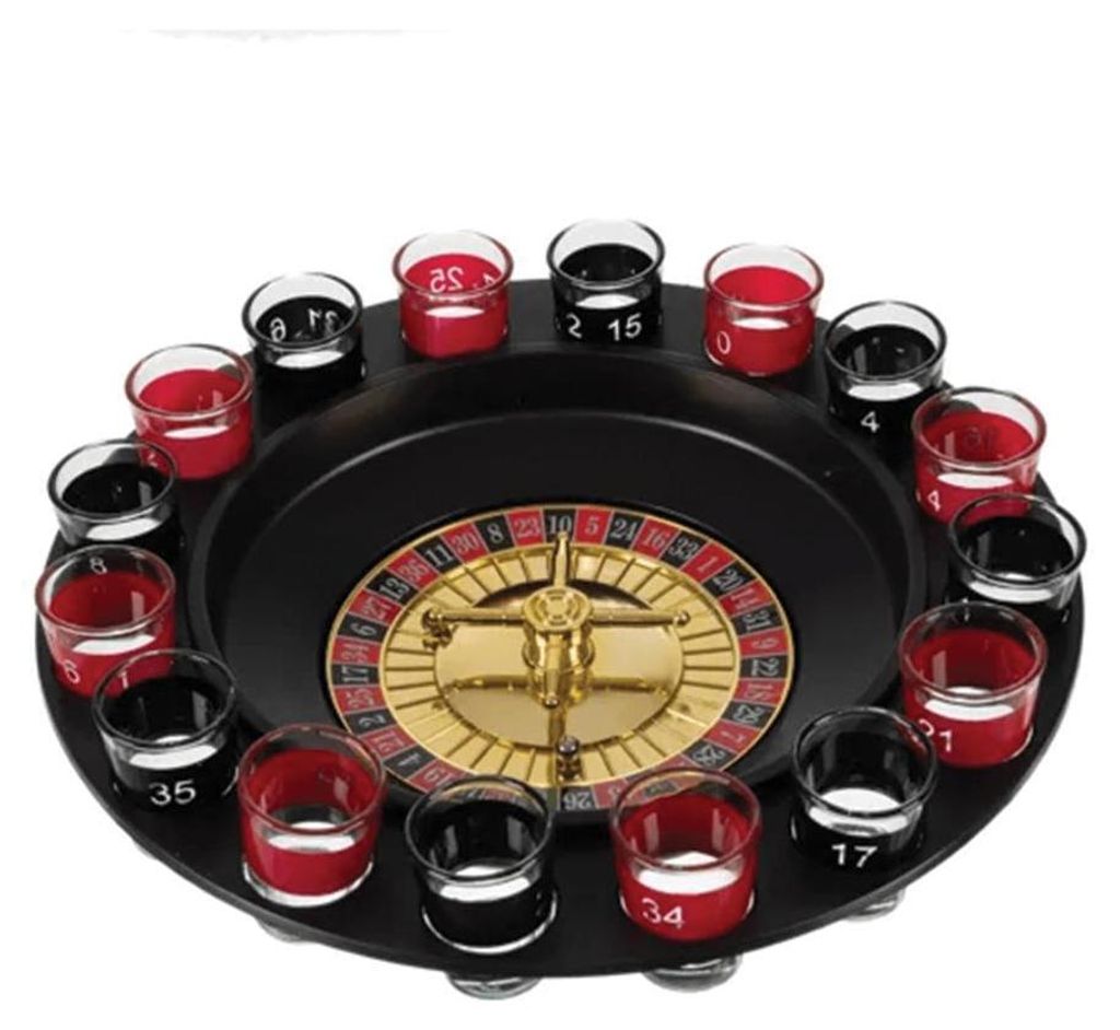 Roulette alcolica + set di bicchieri Immagine del prodotto 
